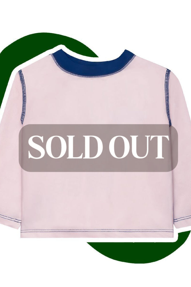 Make The Sea Plastic Free Rose Pink Rashguard - Rose Pink