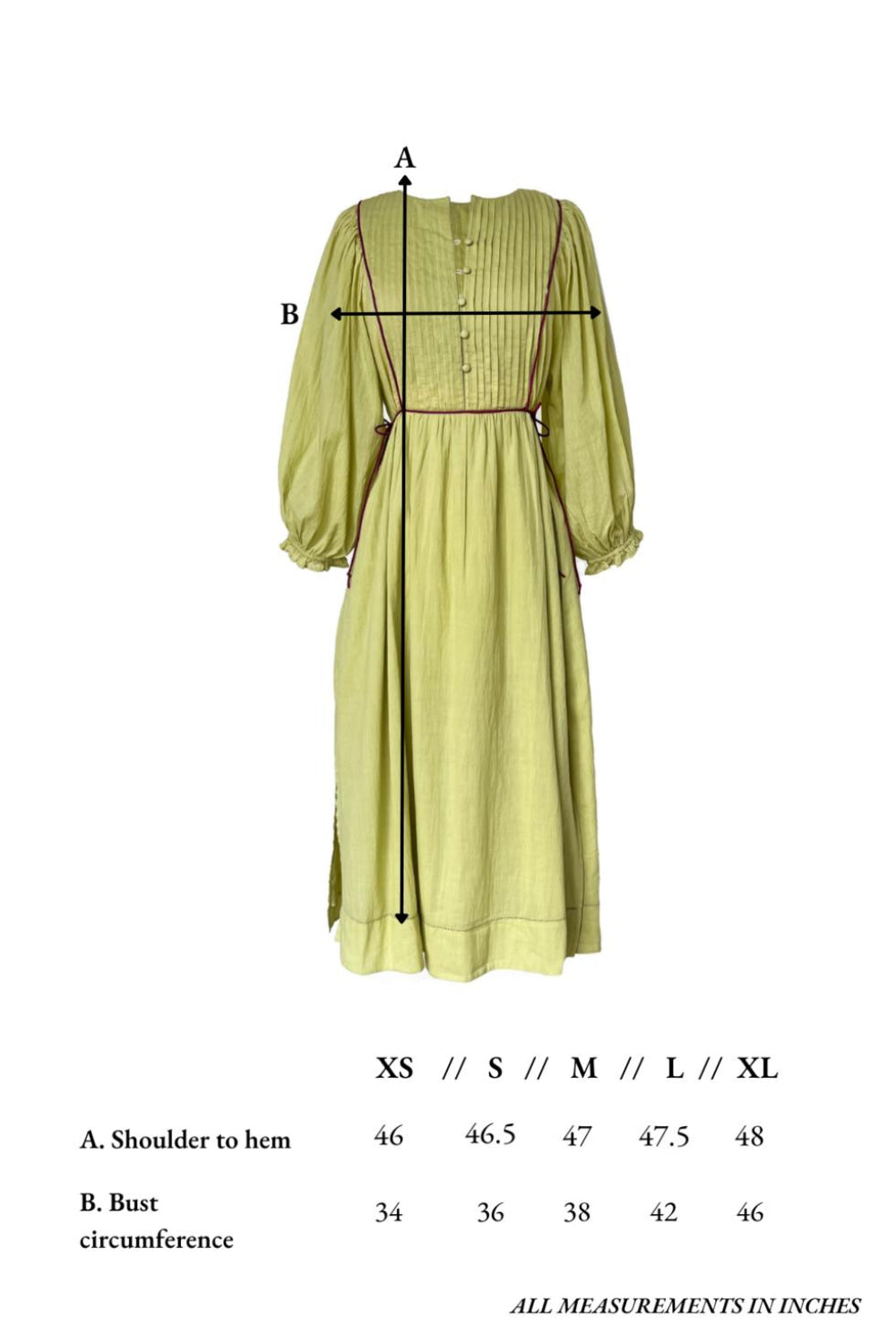 Mallie Dress in Chartreuse