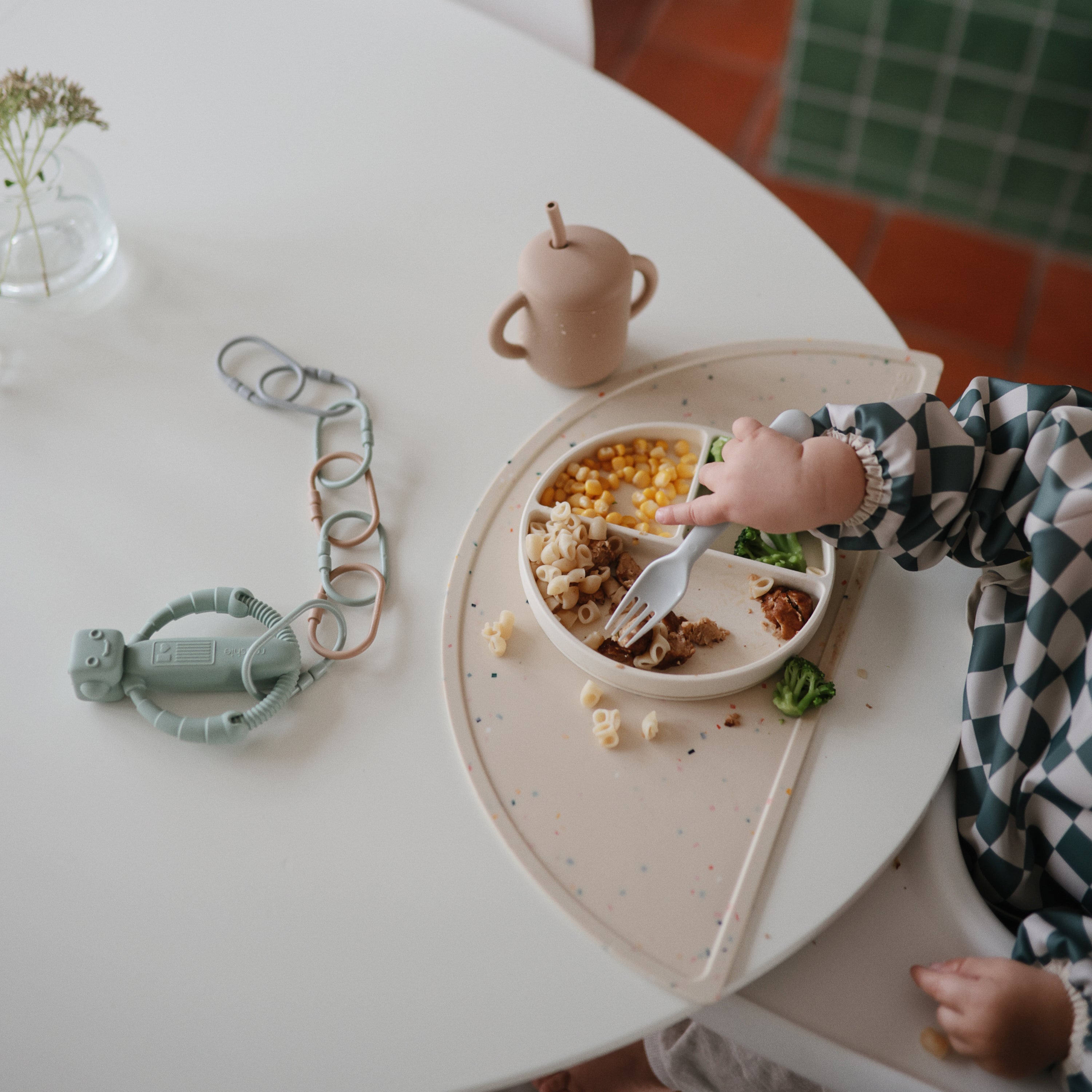 Silicone Training Cup + Straw Sippy Cups Mushie