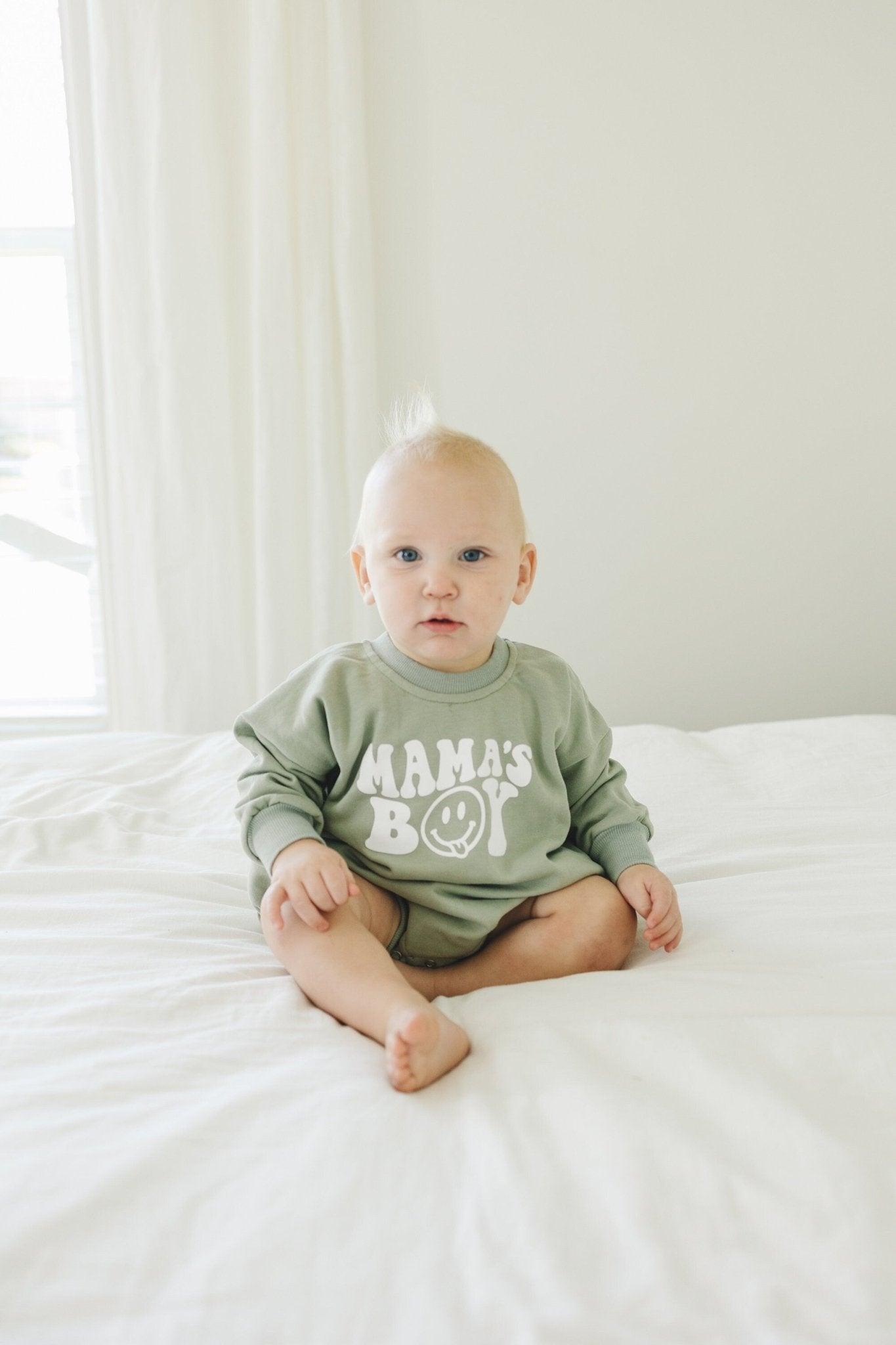Mama's Boy Sweatshirt Romper - more colors