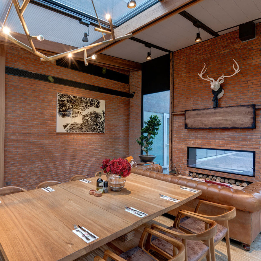 Slimfix Orange Manufactured Stone Handmade Thin Brick Veneer - Livfloors Collection