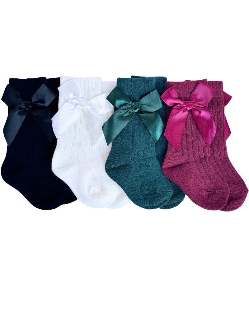 Martha Bow Front Midi Socks
