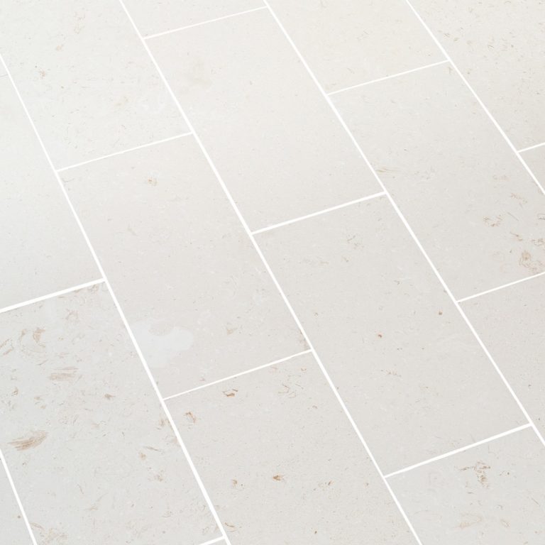 Mayra White Limestone Honed Floor and Wall Tile-Large Format - Livfloors Collection