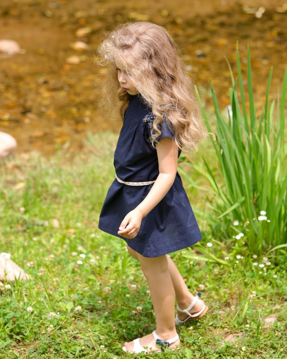 Melinda Dress - Navy