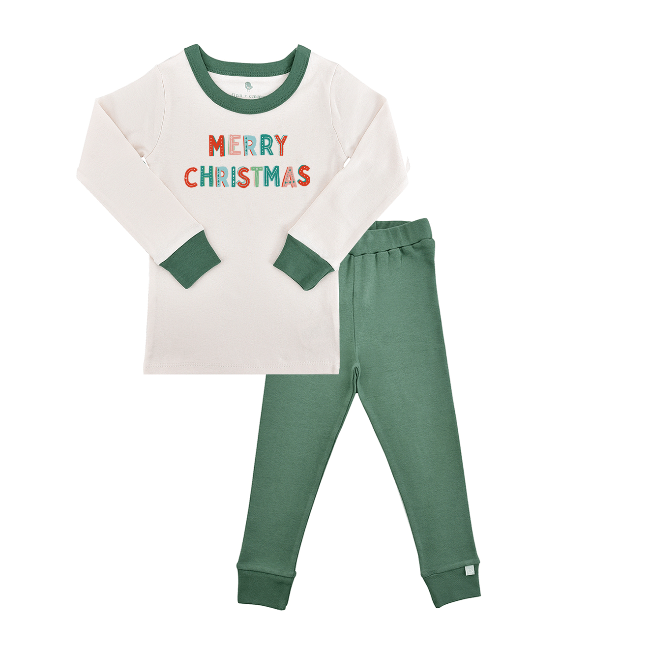 pajamas | merry christmas green
