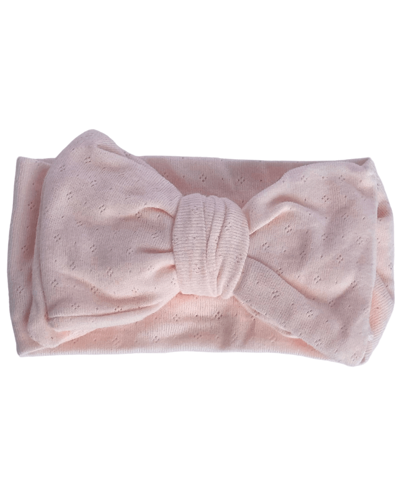 Messy Bow Headwrap - Light Pink