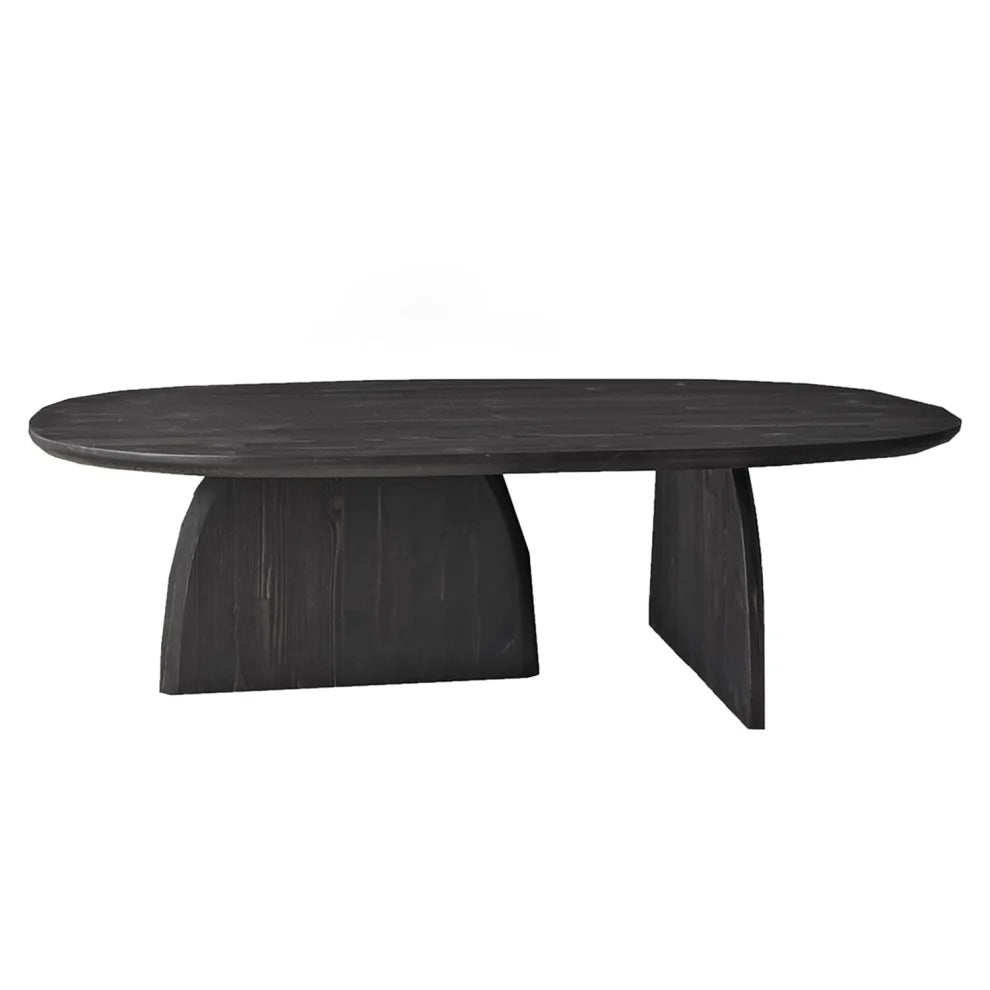 Miami Designer Coffee Table Solid Wood (W)24" (L)48" (H)13.75"