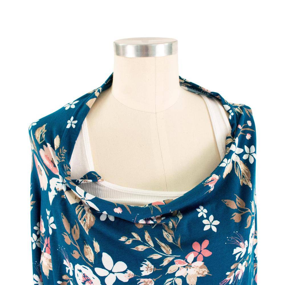 Midnight Floral 5-in-1 Multi-Use Nursing Cover 5 in 1 Bebe au Lait