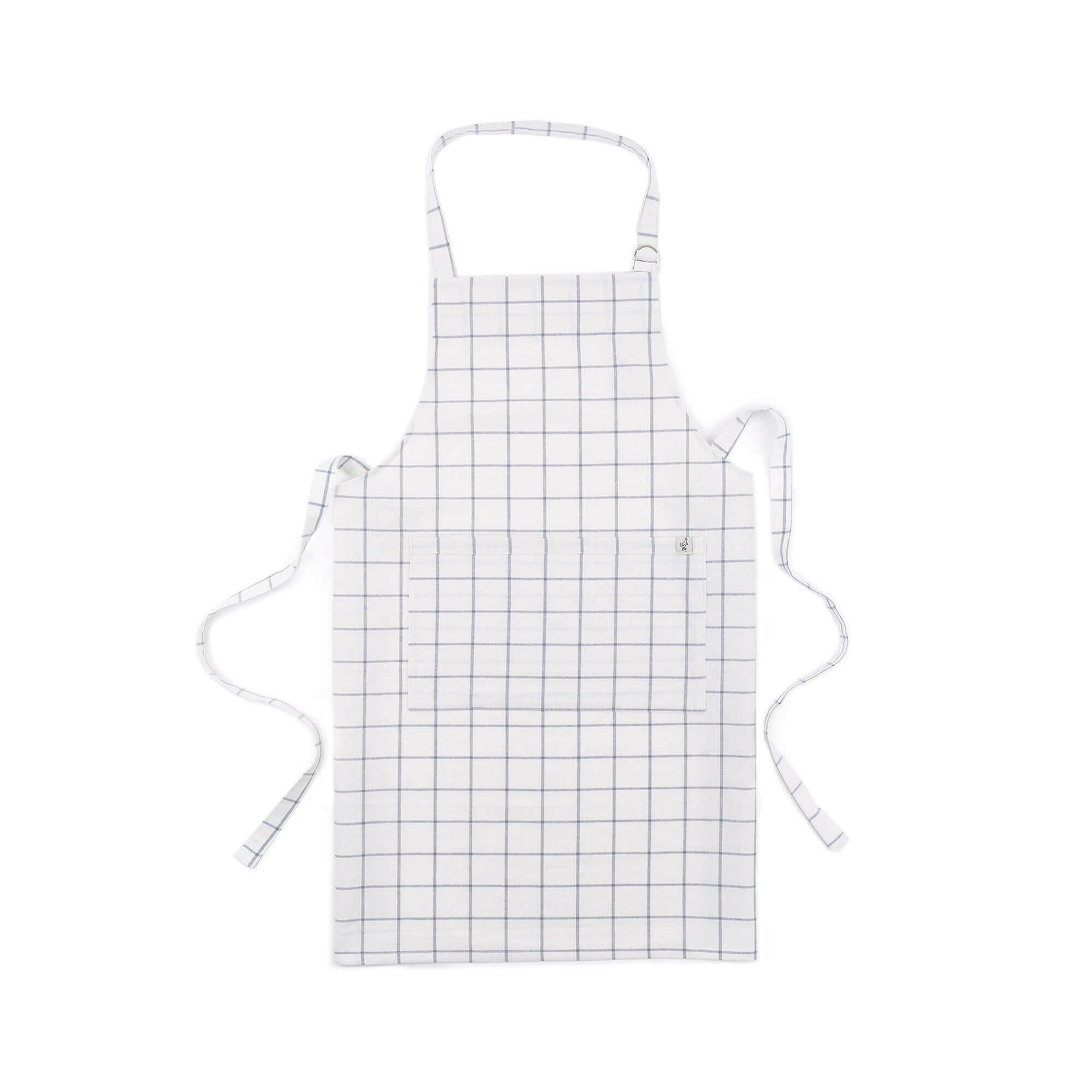 Adult Apron Play Kitchen Accessories Milton & Goose Gray Windowpane