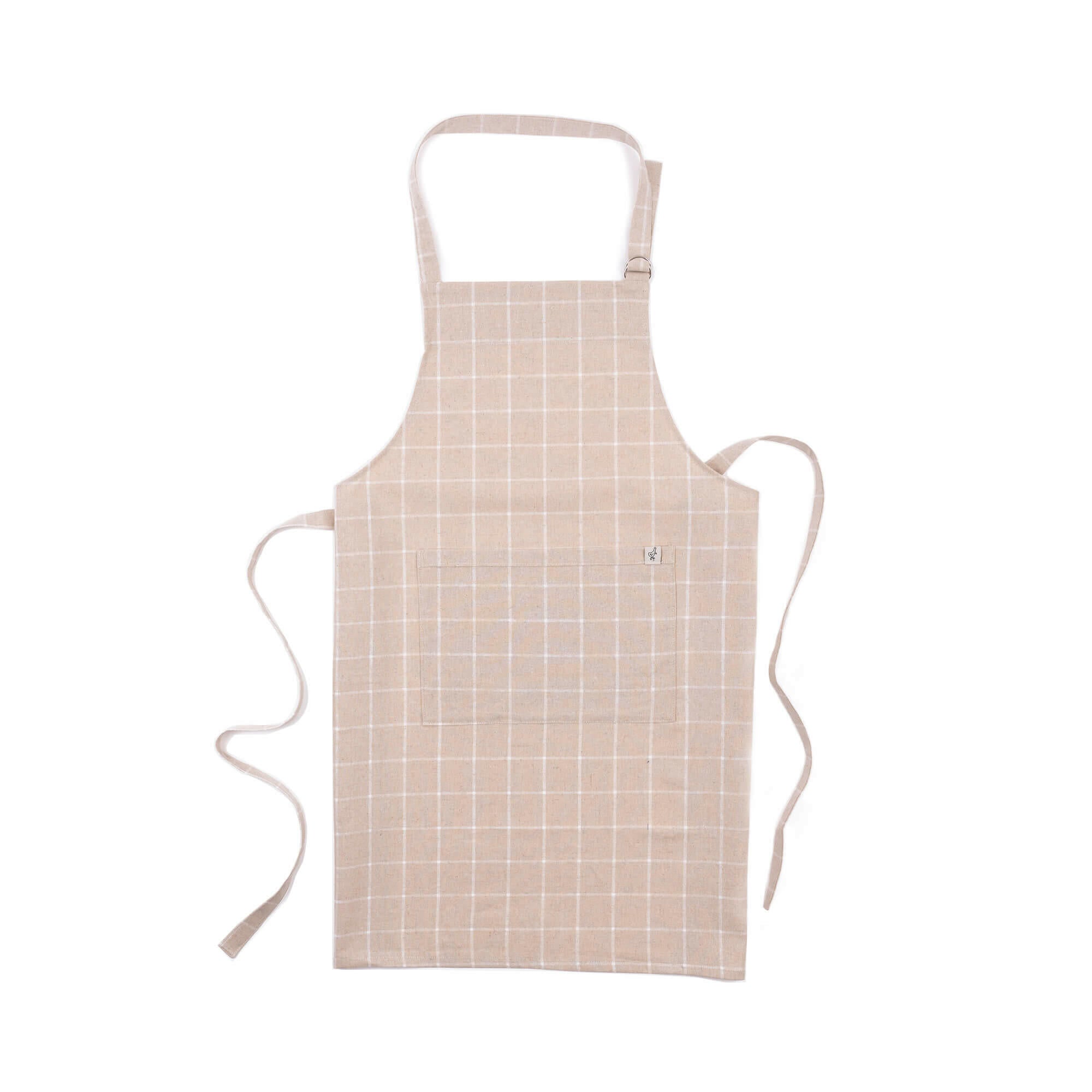 Adult Apron Play Kitchen Accessories Milton & Goose Tan Windowpane