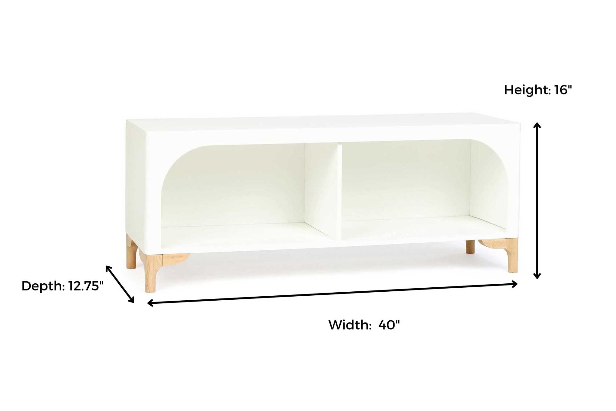 Archie Bench Bookcases & Standing Shelves Milton & Goose