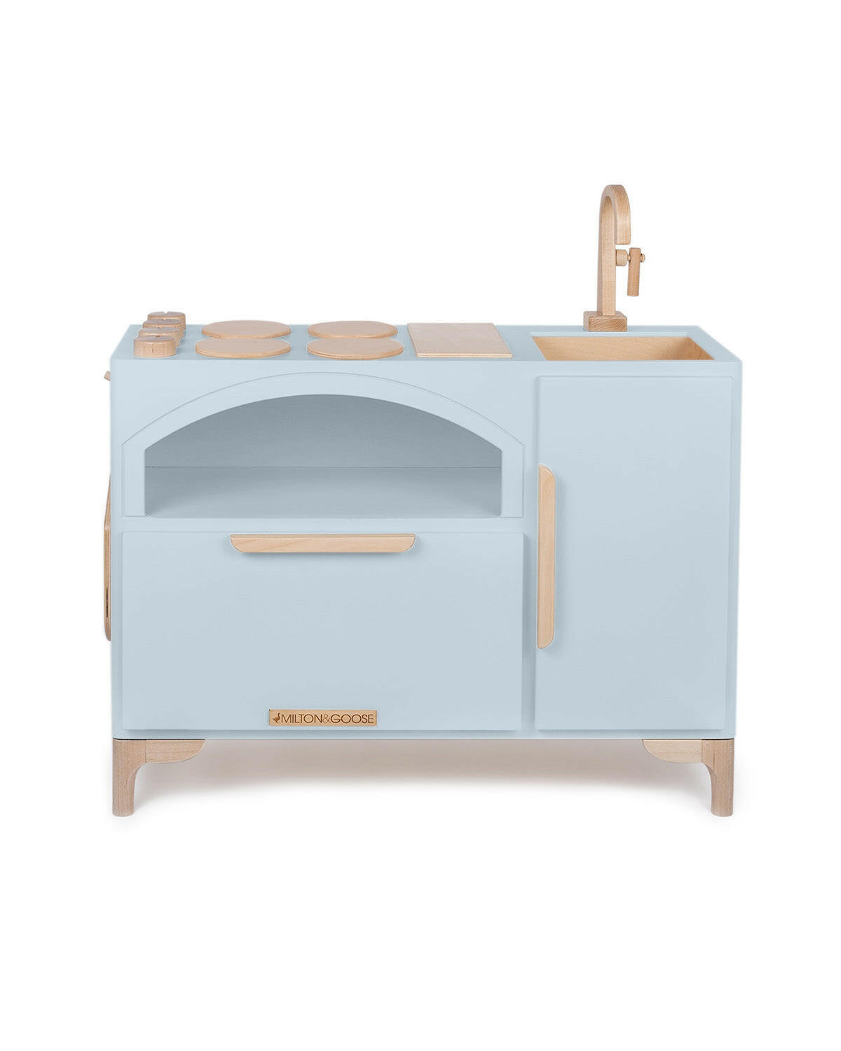 Luca Play Kitchen Play Kitchen Sets Milton & Goose Gray