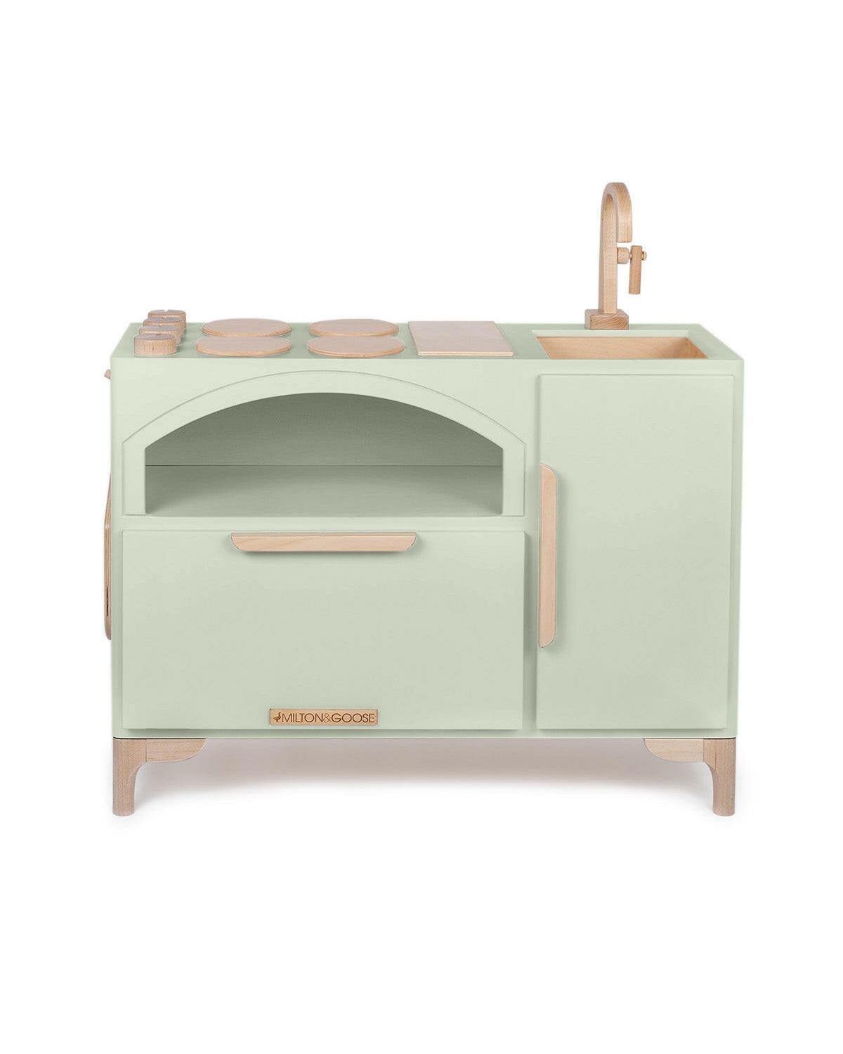 Luca Play Kitchen Play Kitchen Sets Milton & Goose Light Sage