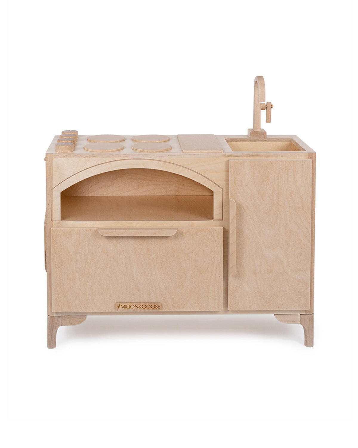 Luca Play Kitchen Play Kitchen Sets Milton & Goose Natural