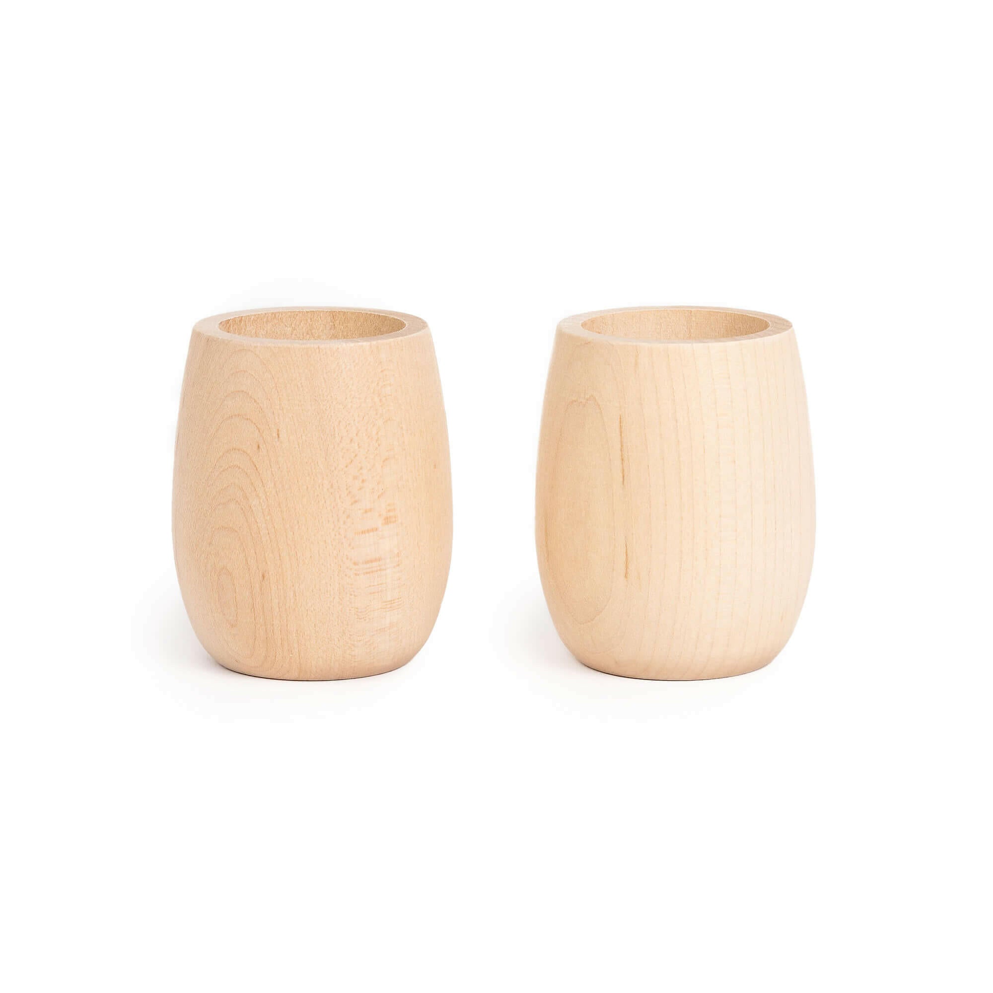 Wood Play Cups, Set of 2 Play Food Milton & Goose