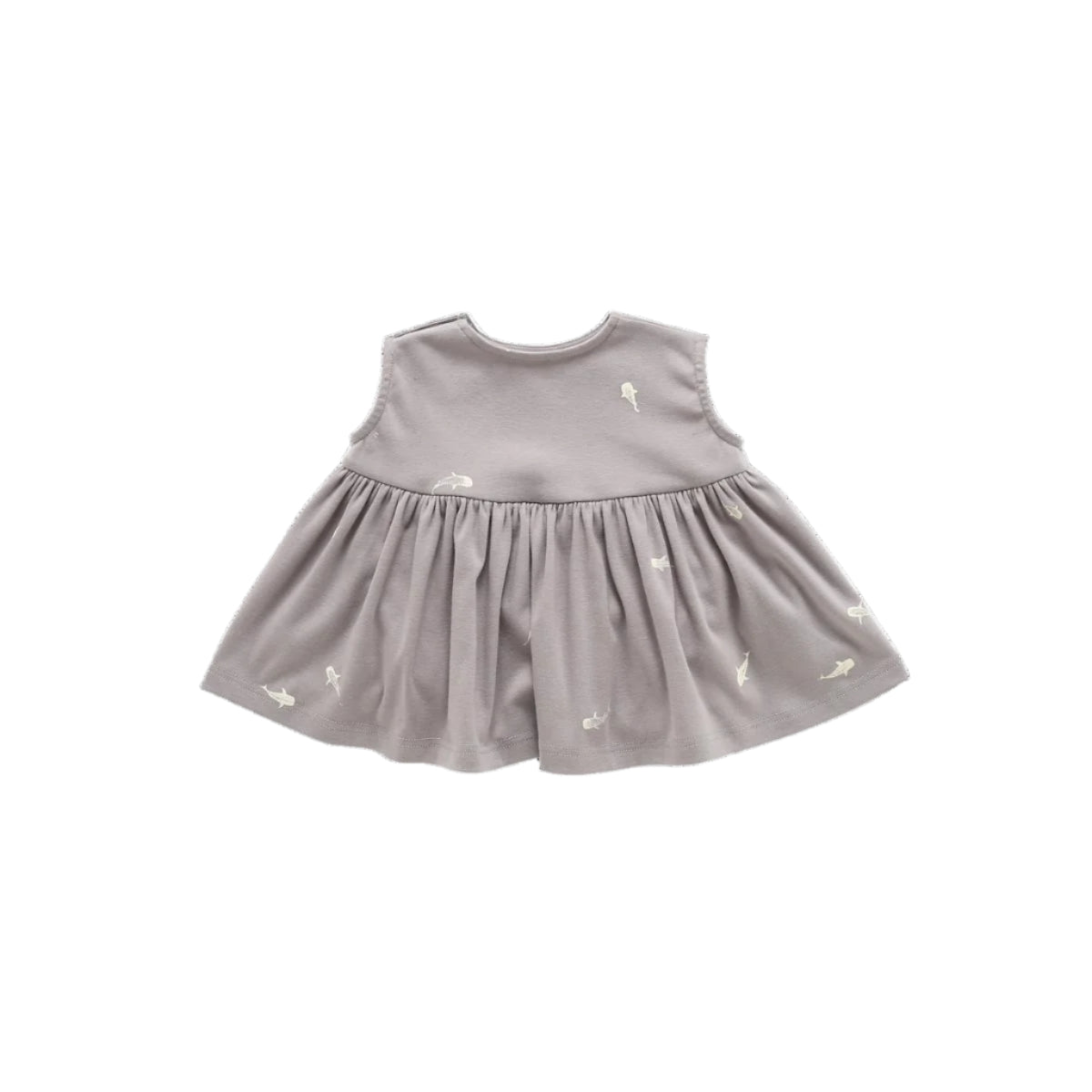Baby Fit & Flare Dress - Grey