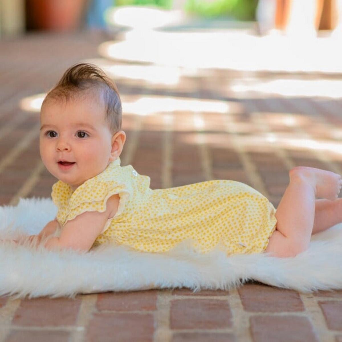 Ruffle Romper - Dandelion