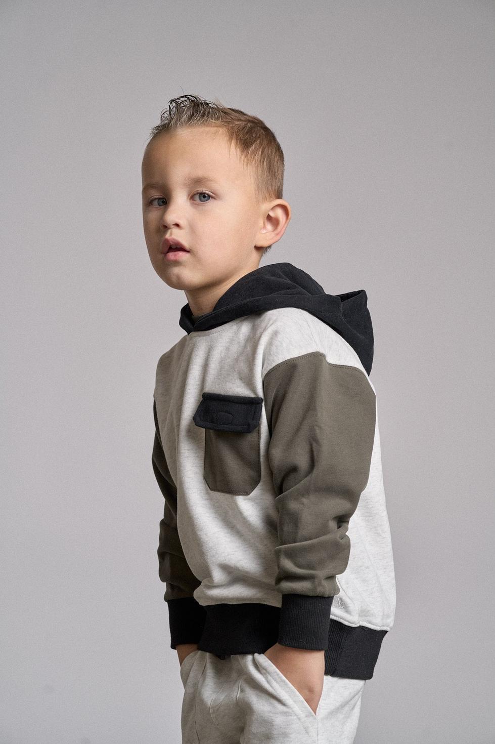 Baby Color Block Hoodie