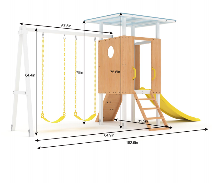Forest Small - Outdoor Toddler Swing set Outdoor Avenlur.com