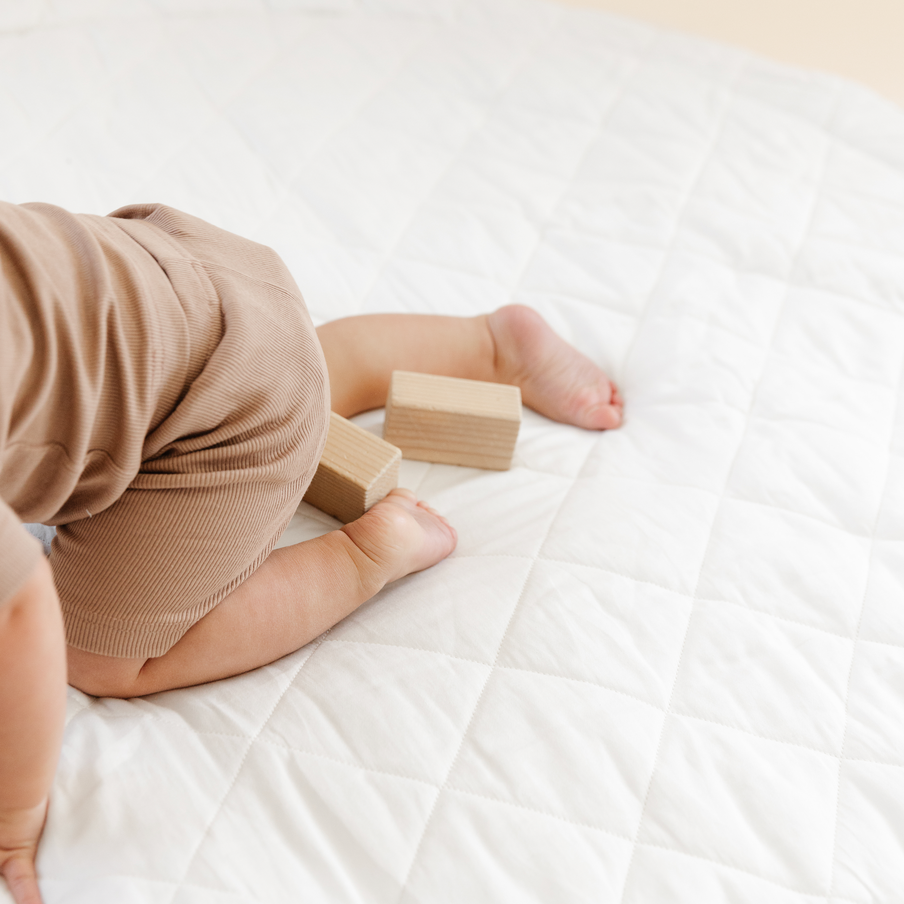 Organic Cotton Quilted Play Mat - Blossom