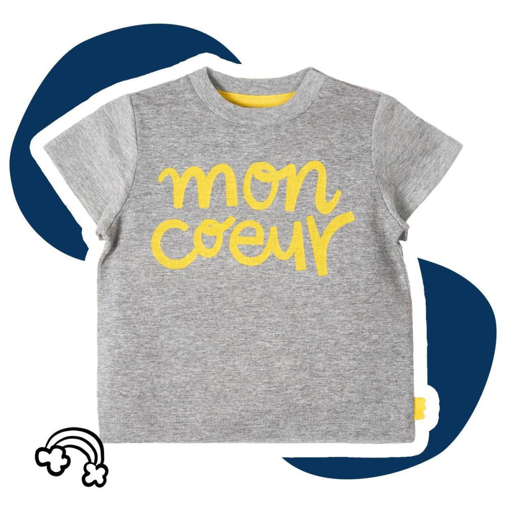 Mon Coeur T-Shirt - Grey - FINAL SALE