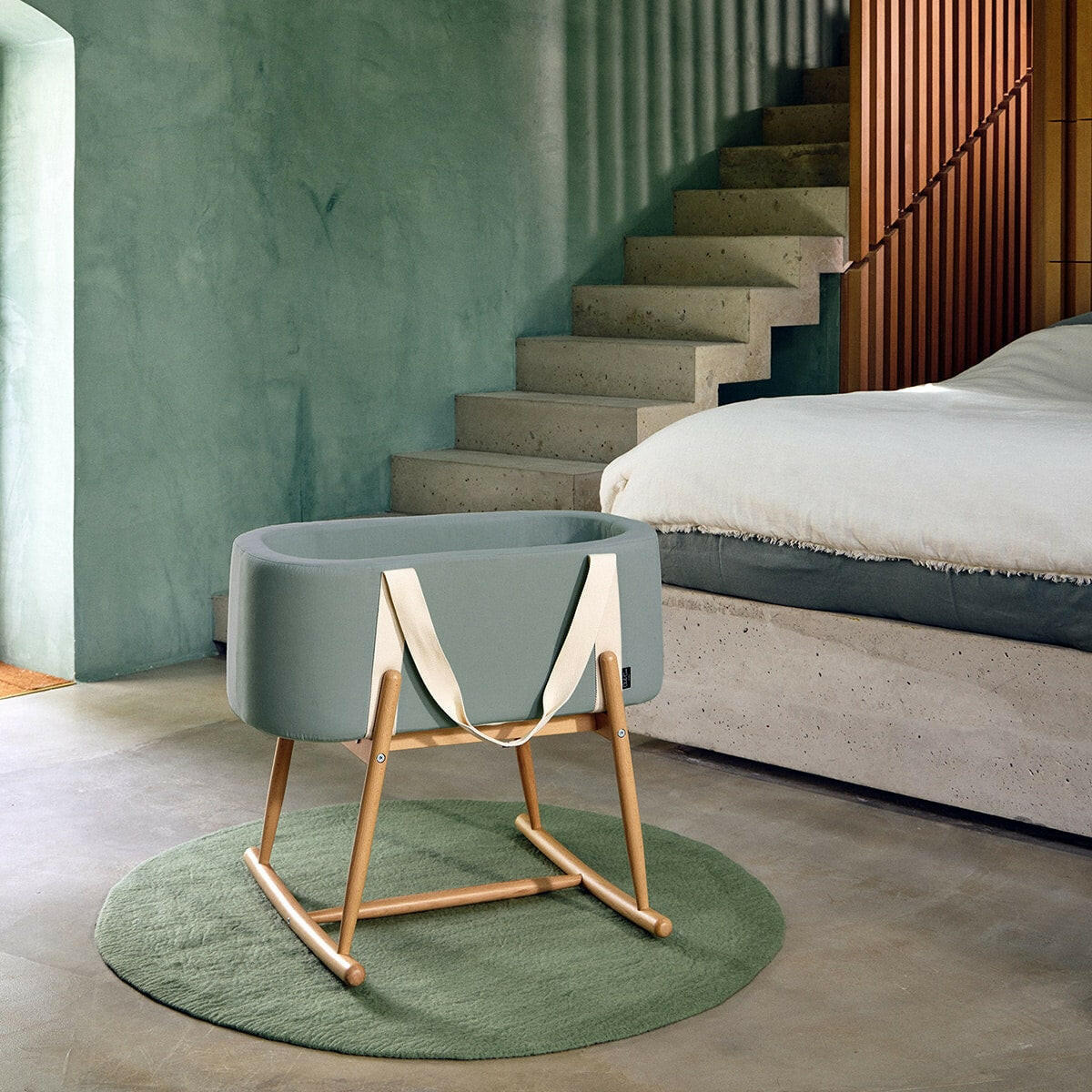 KUKO Moses Basket - Orage Baby Bed Charlie Crane