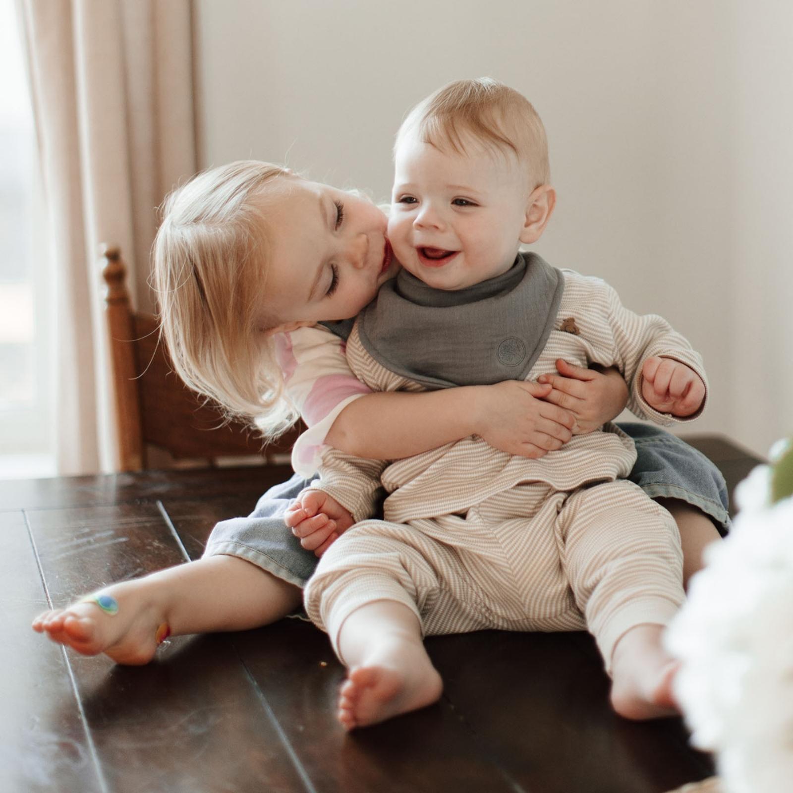 Pebble Muslin Bandana Bibs Set (4-Pack)