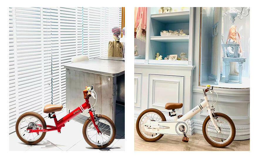 Iimo 2-in-1 Balance Bike 14" (Balance Bike to Pedal Bike)  iimo USA store