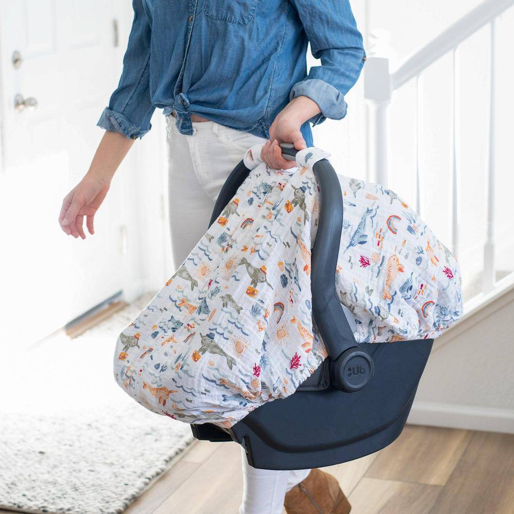 Narwhal Car Seat Cover Car Seat Cover Bebe au Lait