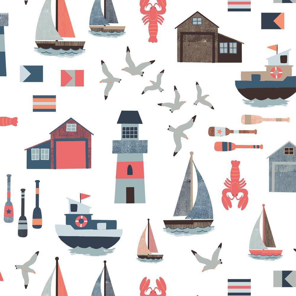 Nautical Oh So Soft Muslin Crib Sheet Crib Sheet Bebe au Lait