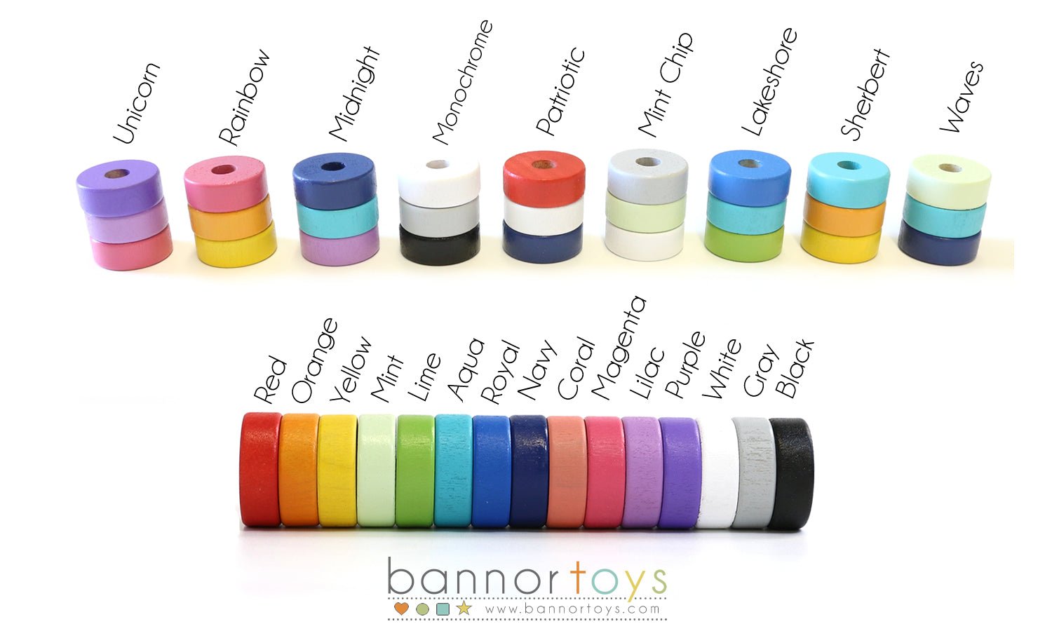 New York State Wooden Baby Rattle™ Rattles Bannor Toys