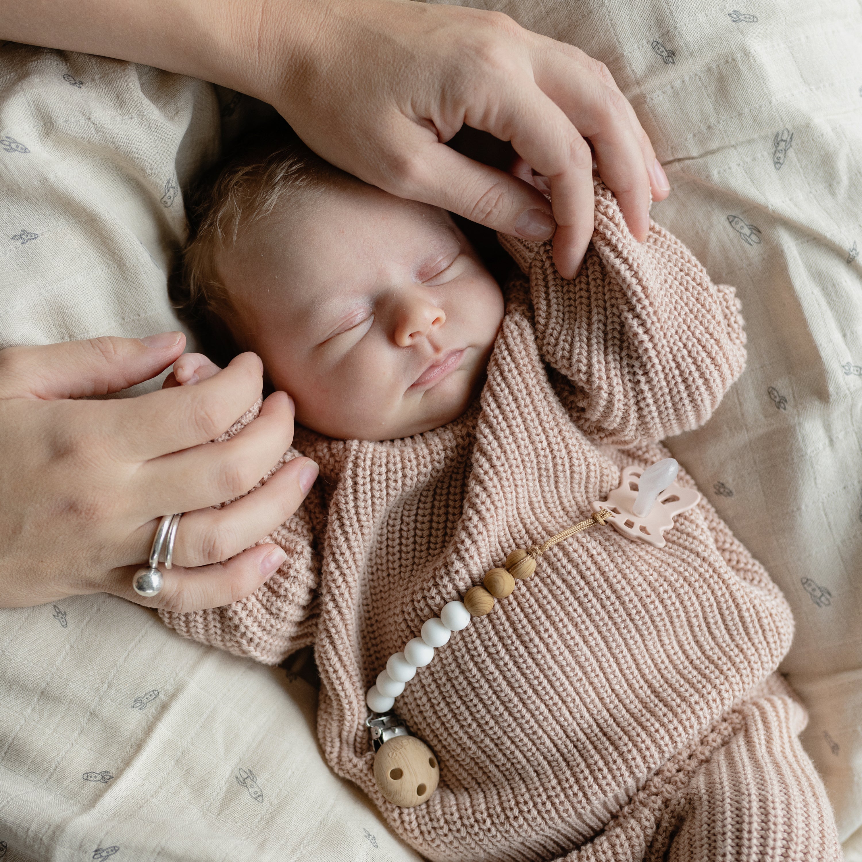 Organic Cotton Muslin Swaddle Blanket Swaddle Mushie