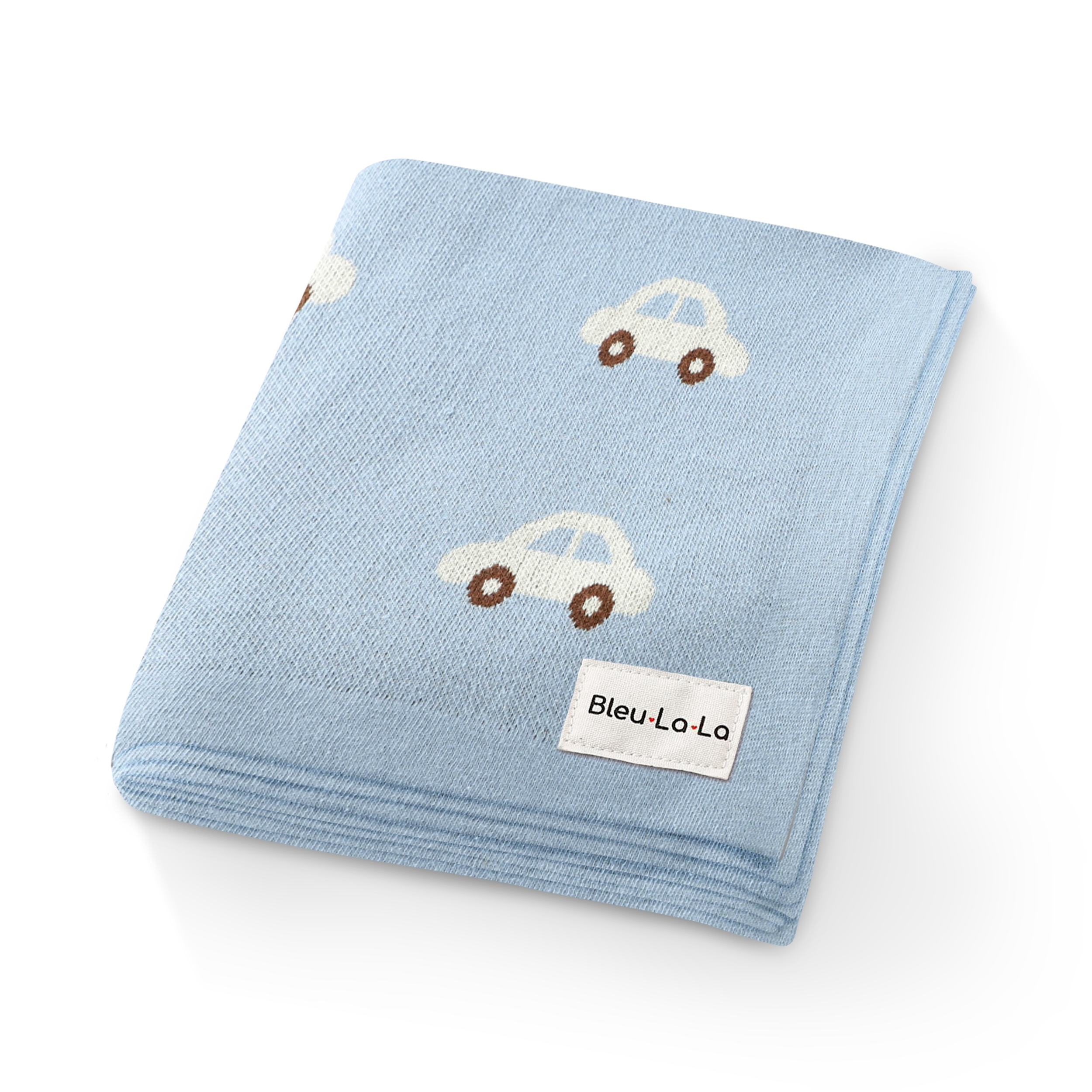 Whimsy Collection - Luxury 100% Cotton Knit Swaddle Baby Blanket