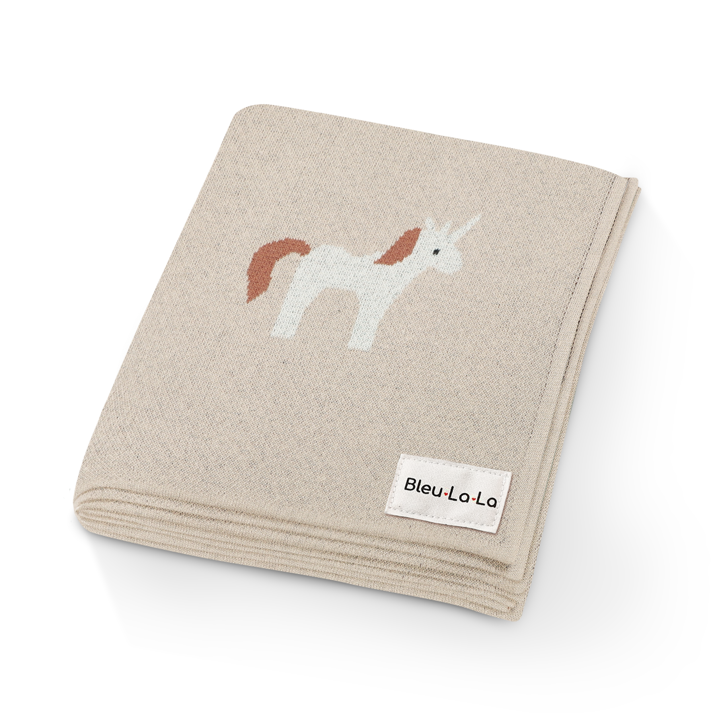 Whimsy Collection - Luxury 100% Cotton Knit Swaddle Baby Blanket
