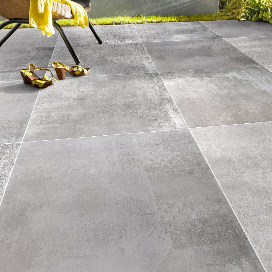 Nexos Gray Outdoor Color-body Porcelain Pavers 3/4"(2cm) thick - Belair Collection