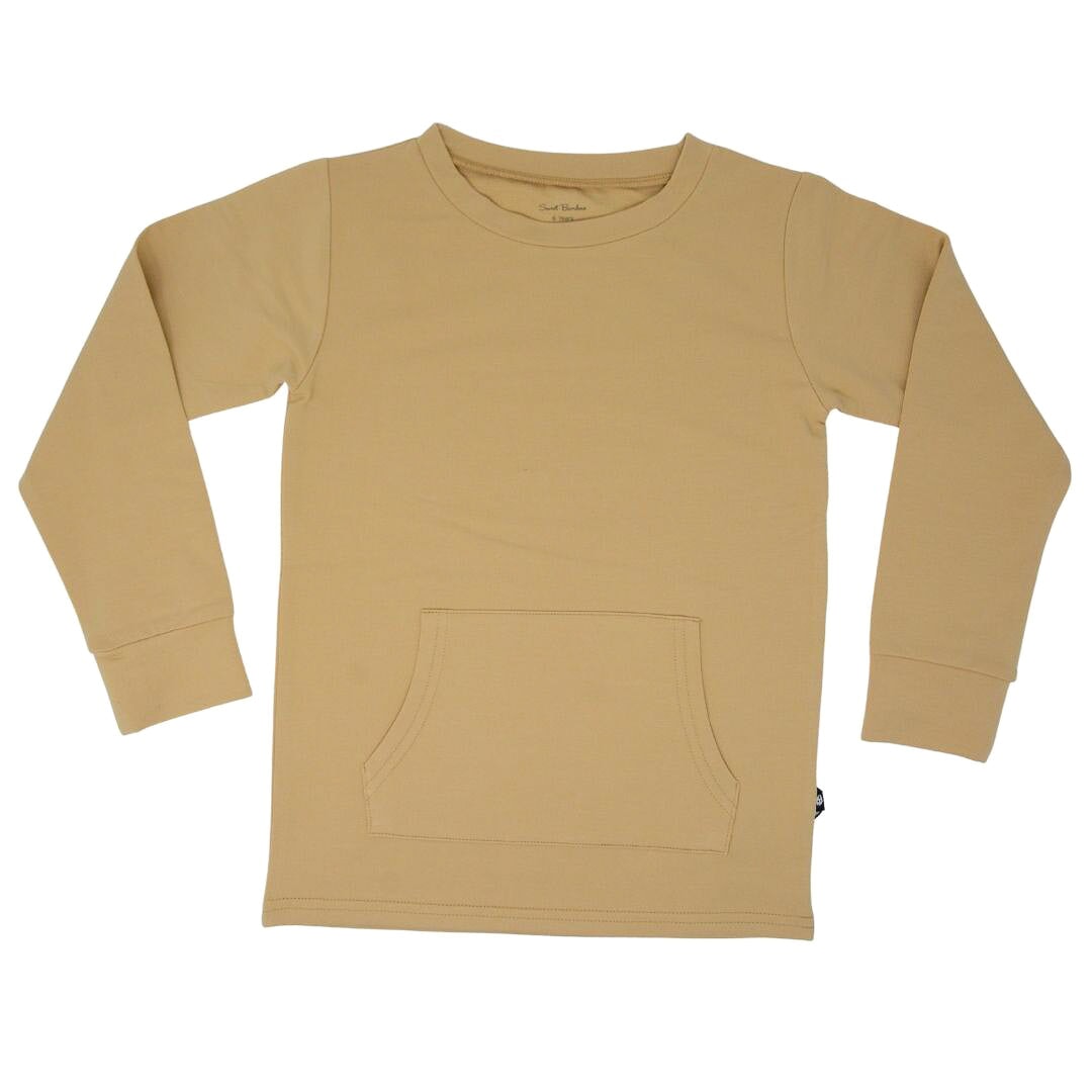 Crew Neck Sweater - Peanut Butter - Terry