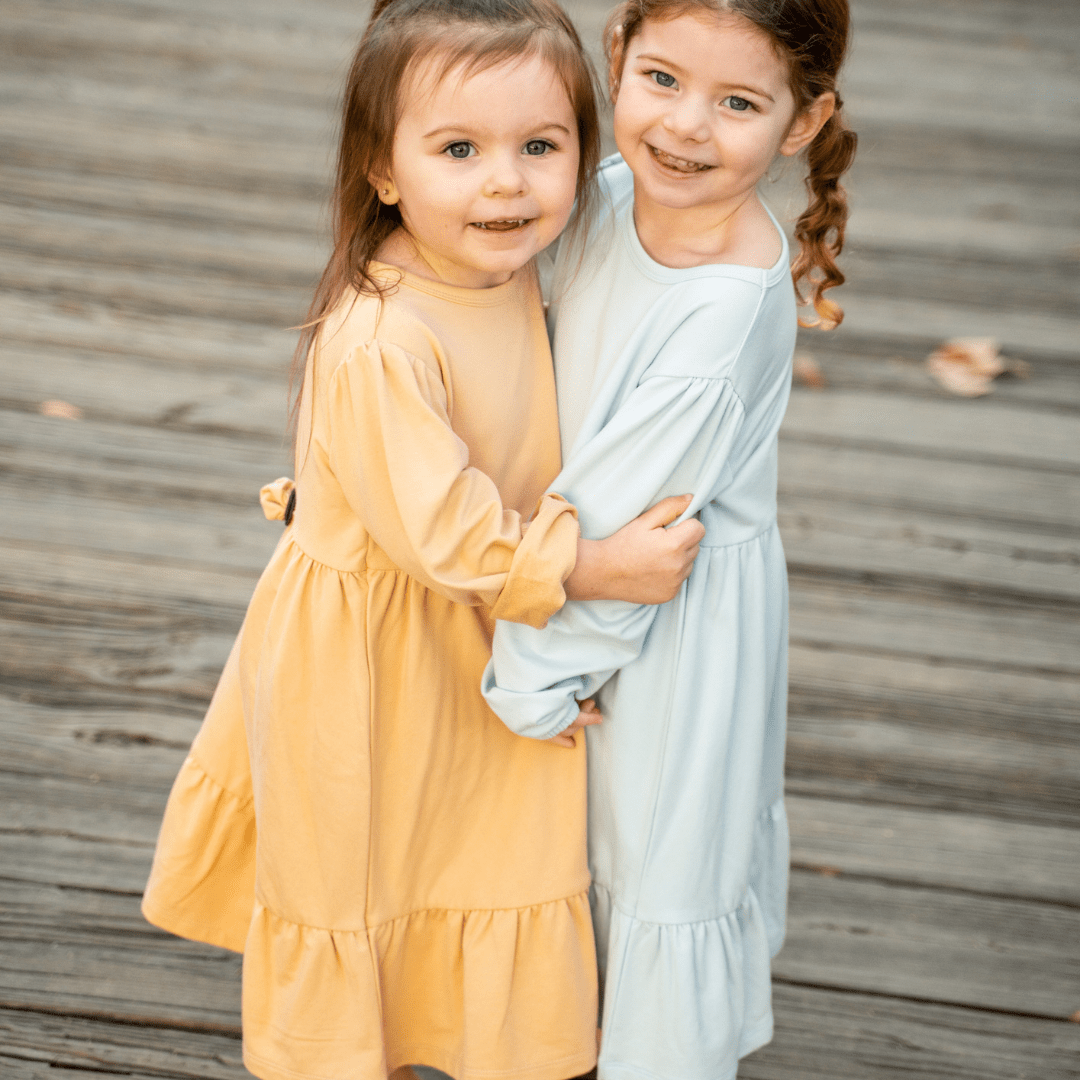 3 Tier Sweater Dress - Peanut Butter - Terry