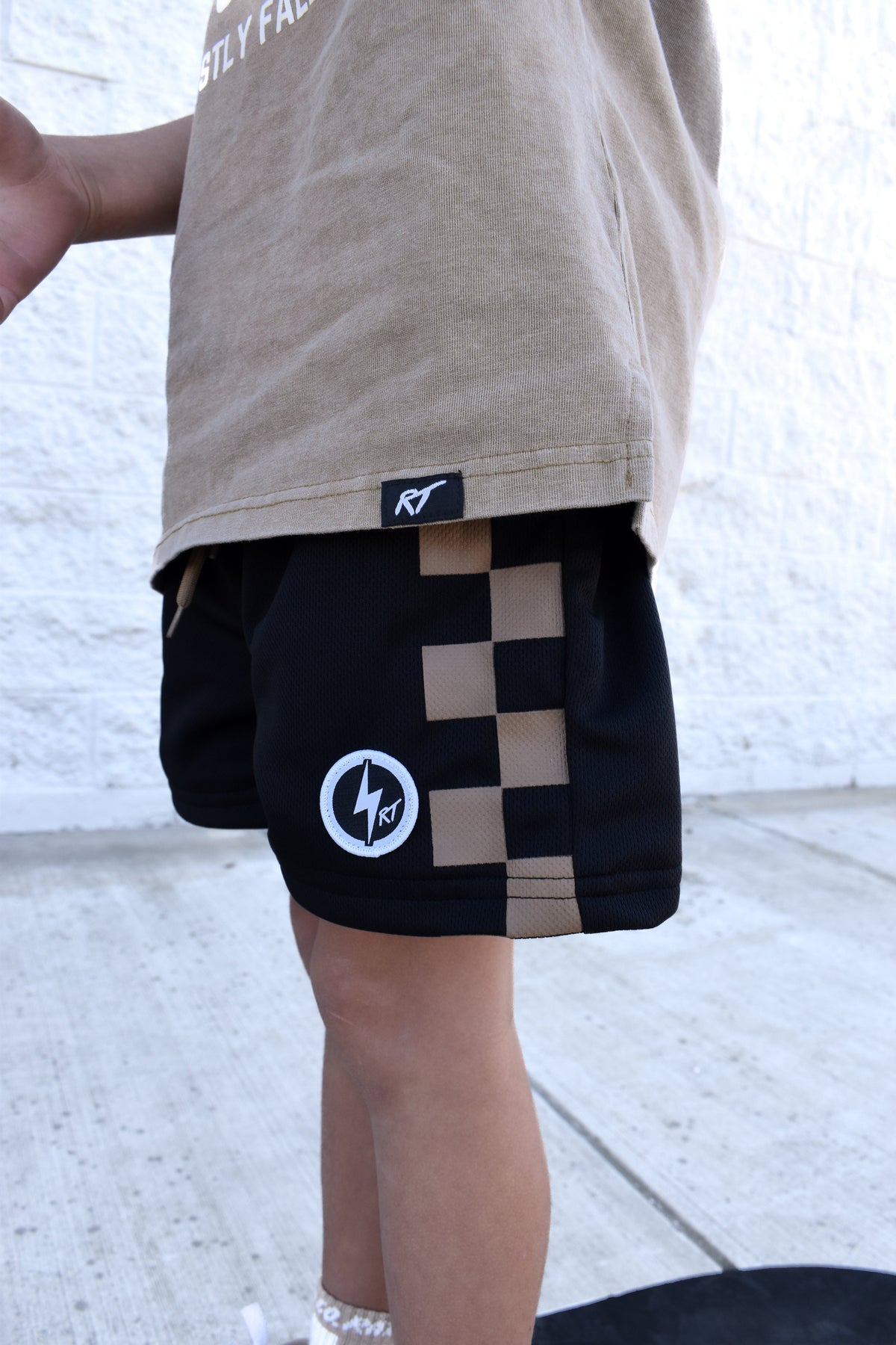 ALL DAY CHECK SHORTS - ONYX DRIFT