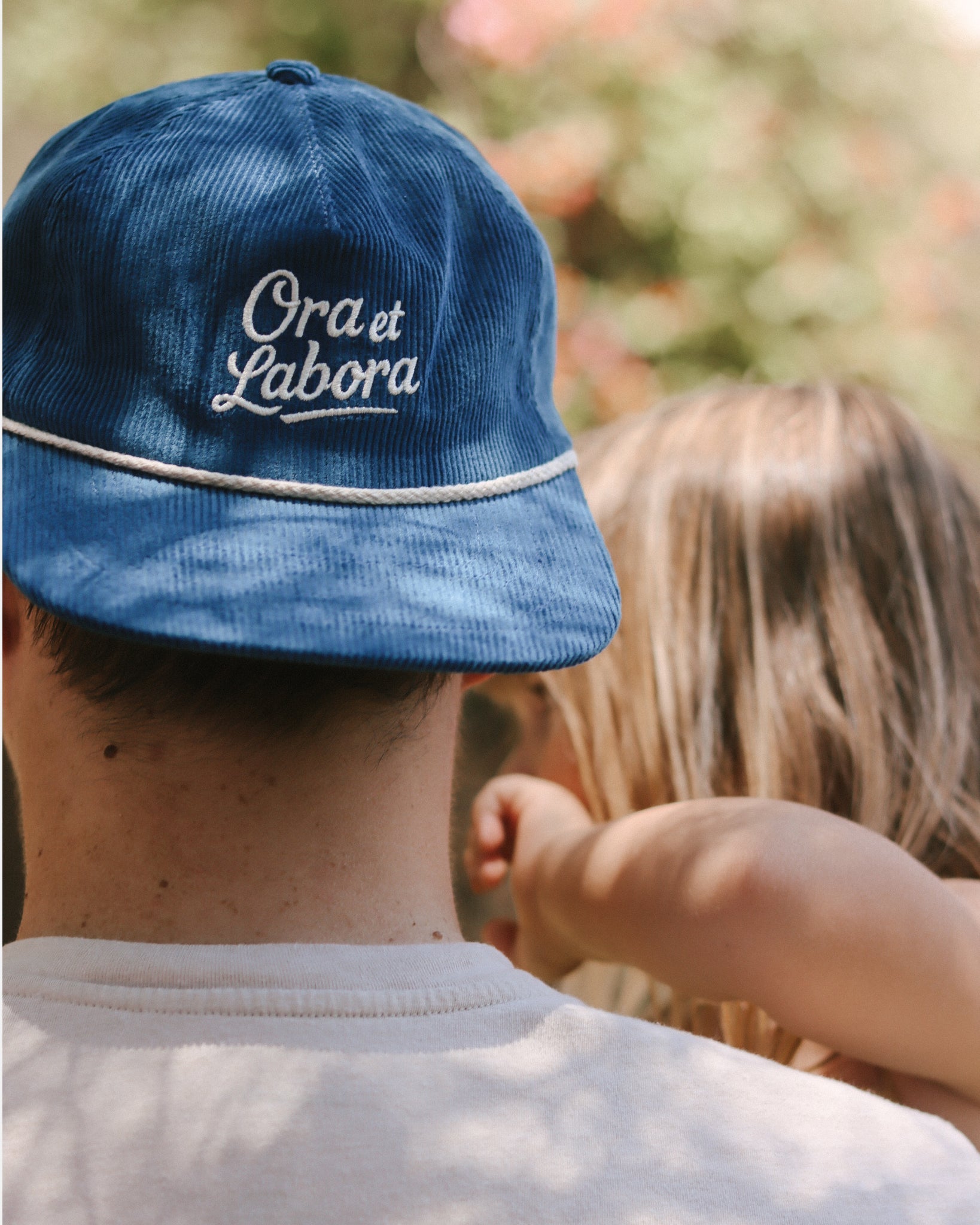 Blue Ora et Labora Corduroy Hat