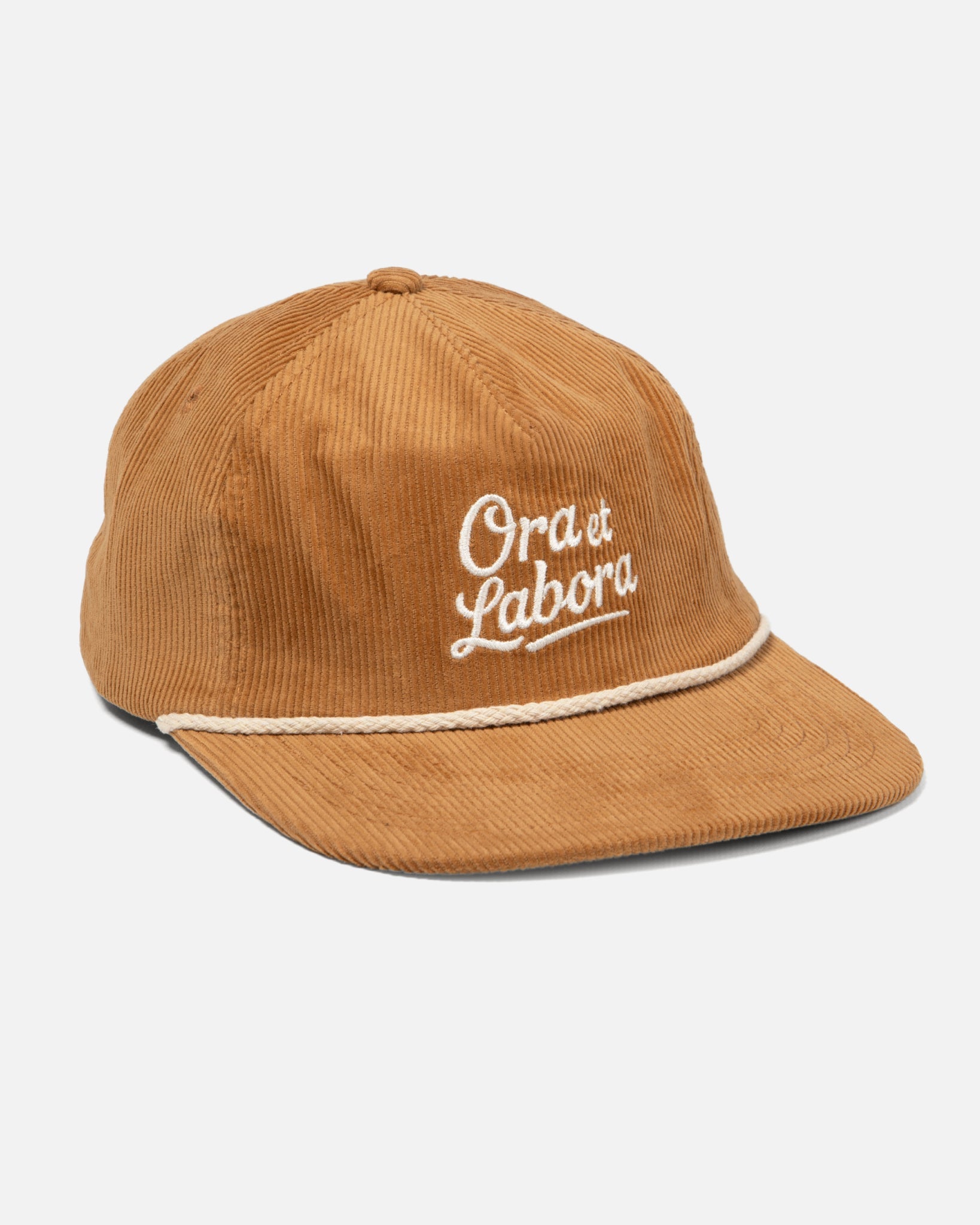 Tan Ora et Labora Corduroy Hat