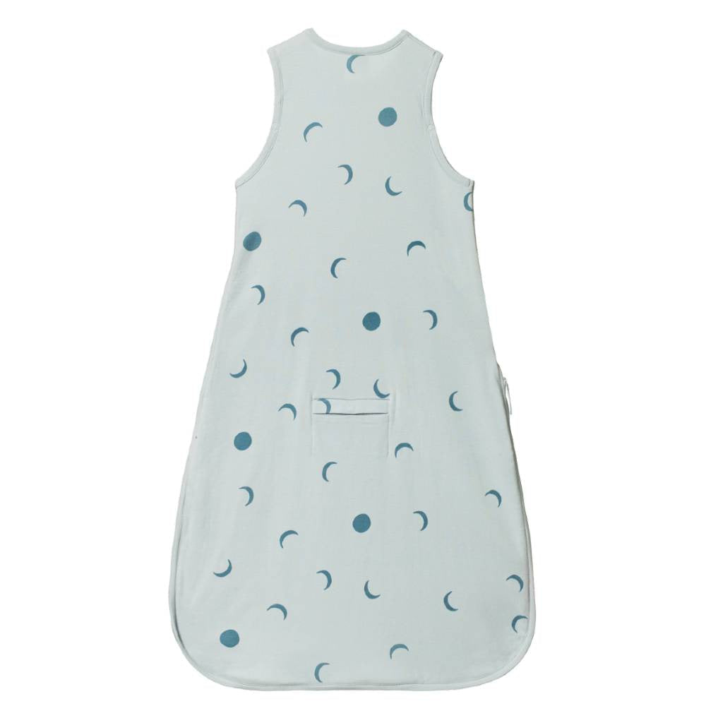 Organic Cotton & Merino Sleeping Bag - Lunar Blue Print