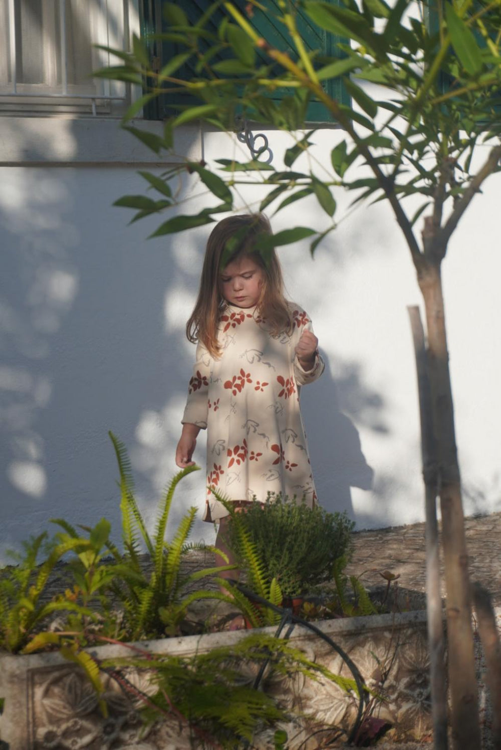Organic Pima Cotton Kids Dress - Peace