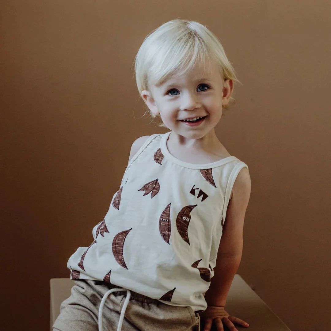 Organic Tank Top - Banana AOP