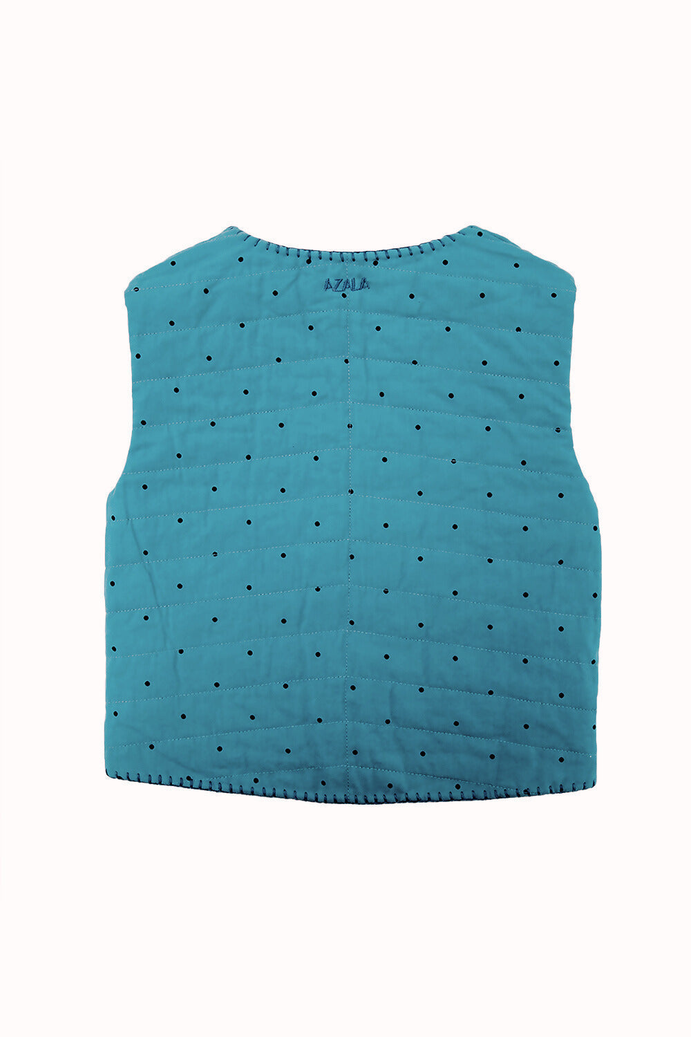 Reversible Quilted Baby Vest - Emerald