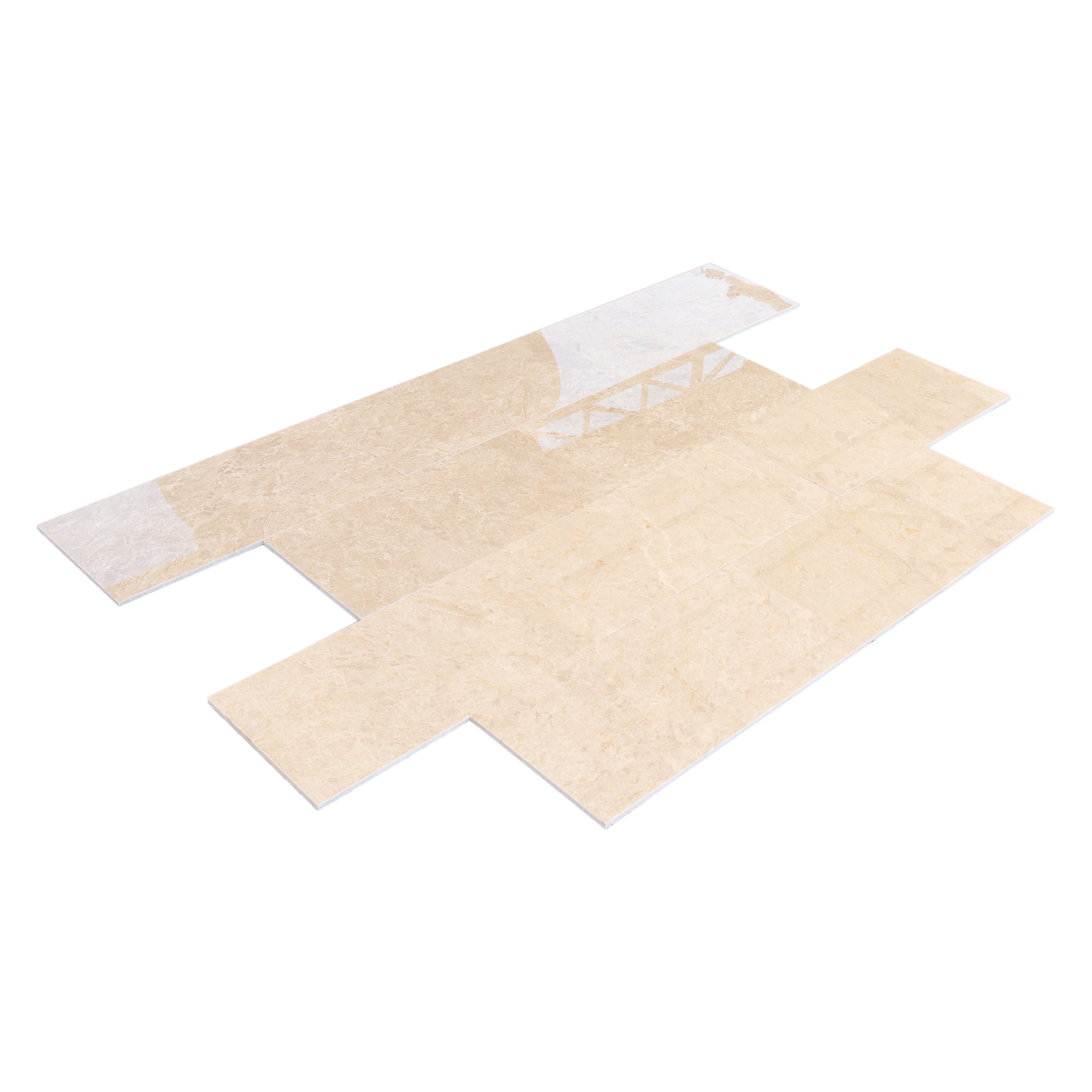 Otto Beige Marble Tiles Polished Floor and Wall Tile - Belair Collection