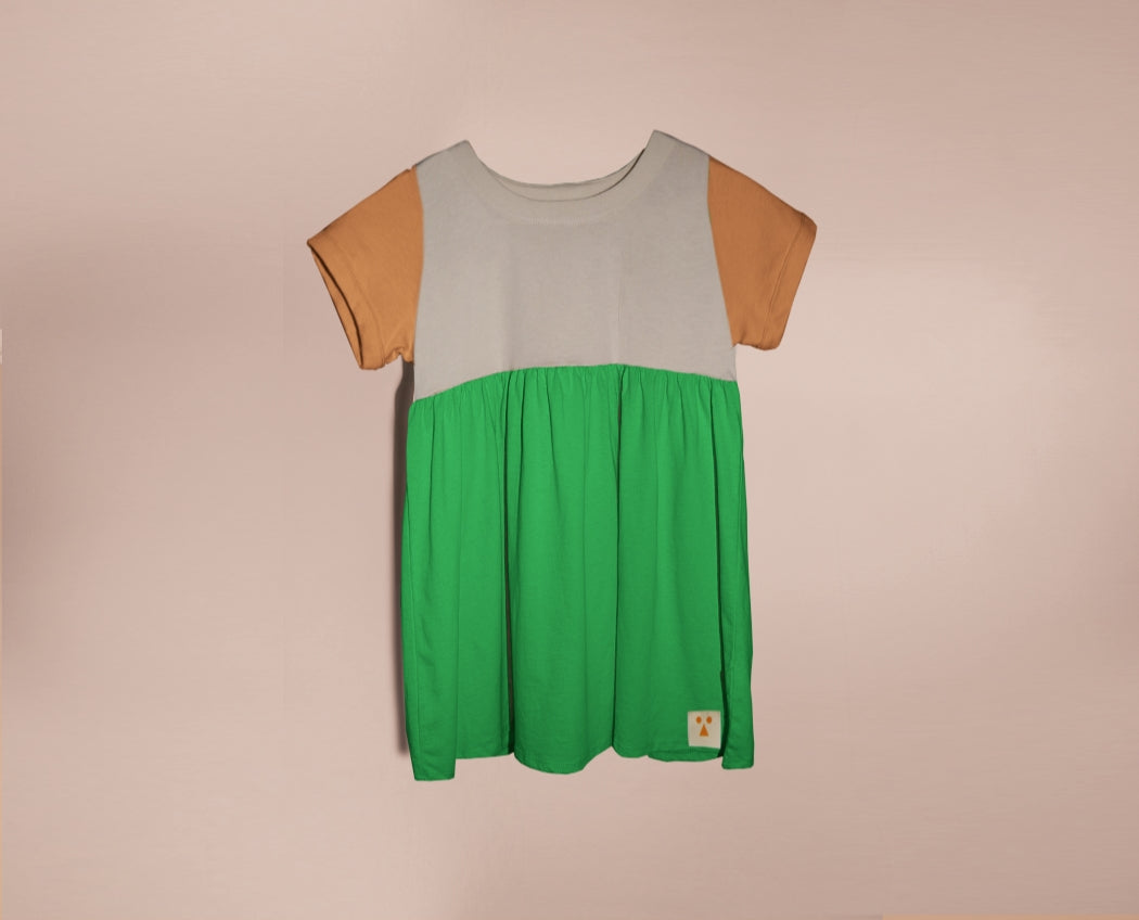 Organic Cotton Color Block Dress - Agoura