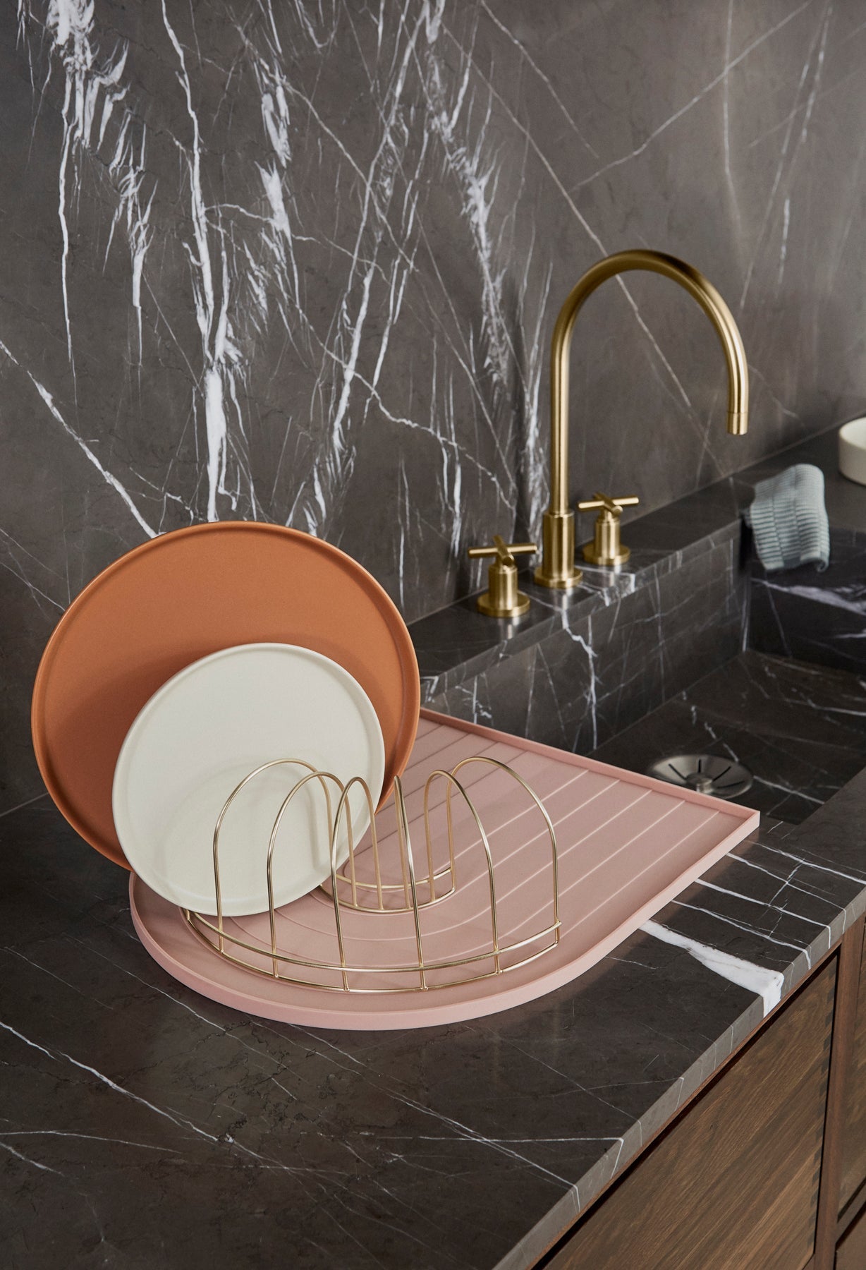 Dish Drainer - Brass