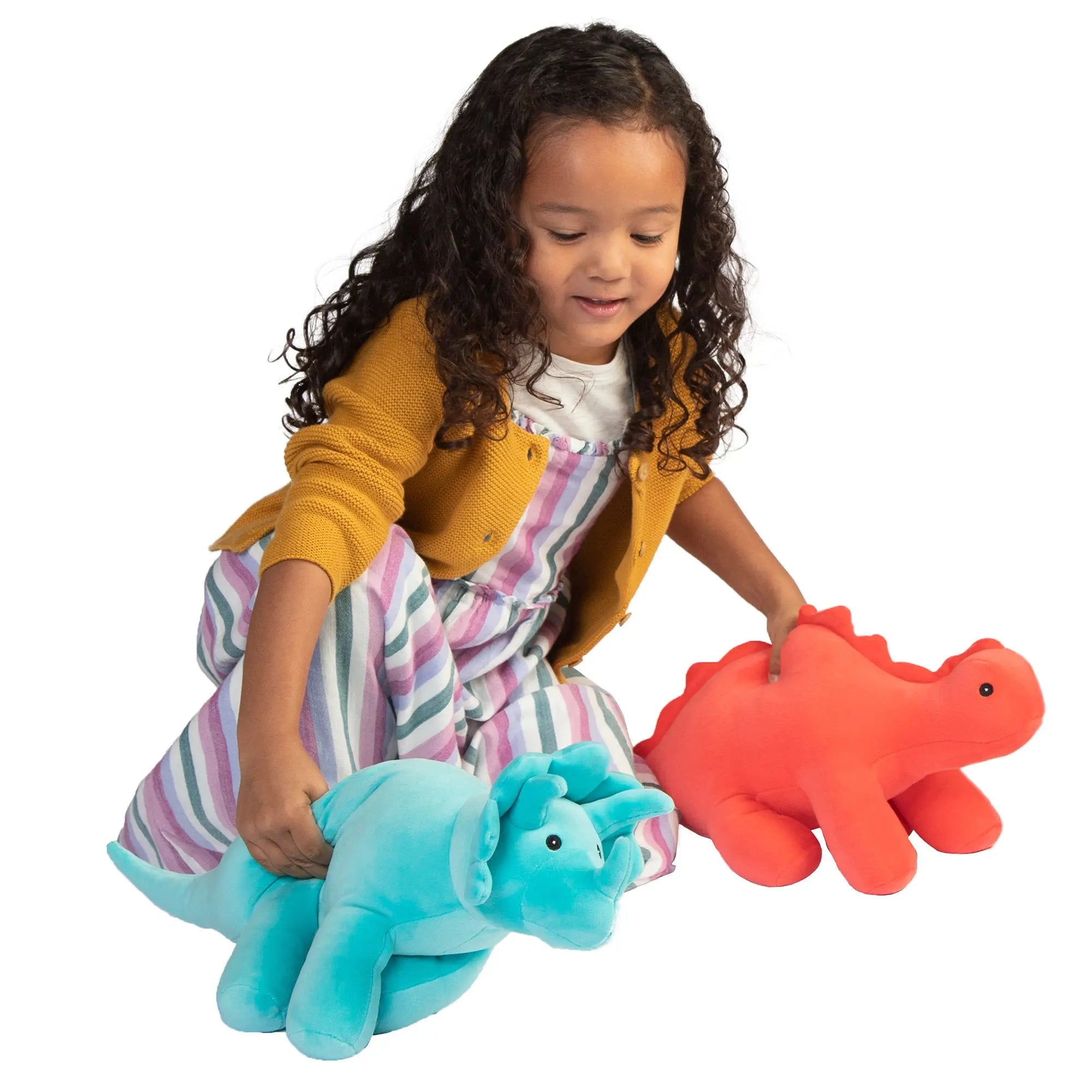 Velveteen Dino Spike Triceratops by Manhattan Toy Manhattan Toy