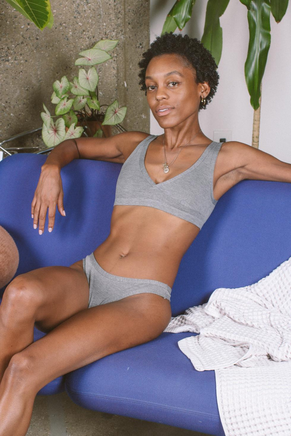 Palmer Thong - Grey - FINAL SALE