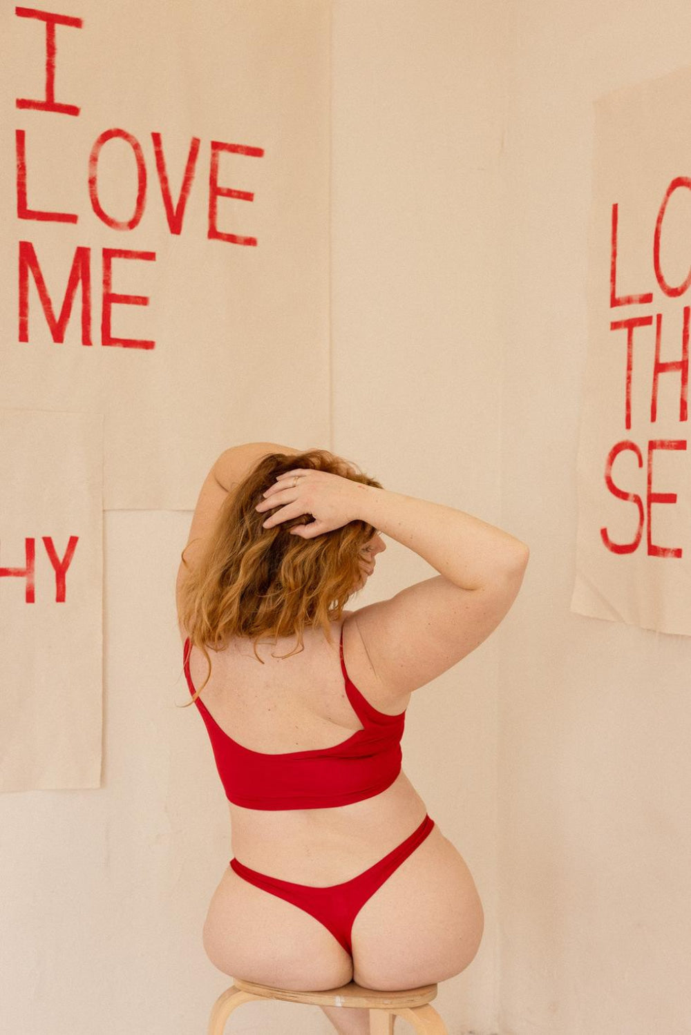Palmer Thong - Scarlet - FINAL SALE